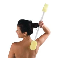 Bath Sponge And Toe Washer Combo