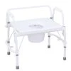Tuffcare Drop Arm All In One Bariatric Commode