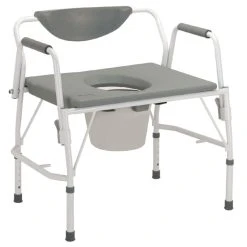 Drive Bariatric Drop-Arm Commode