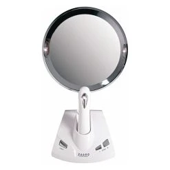 Lighted Power Zoom Motorized Adjustable Magnification Mirror