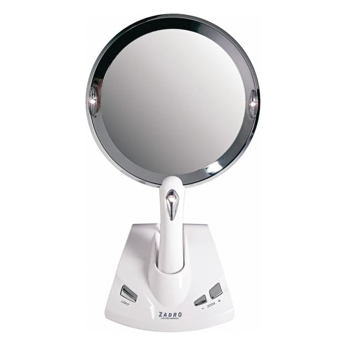 Lighted Power Zoom Motorized Adjustable Magnification Mirror 3 Lighted Power Zoom Motorized Adjustable Magnification Mirror