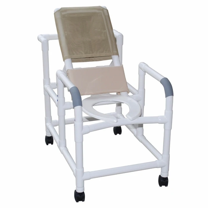 Wheeled Reclining Shower/Commode Chair 3 Wheeled Reclining Shower/Commode Chair