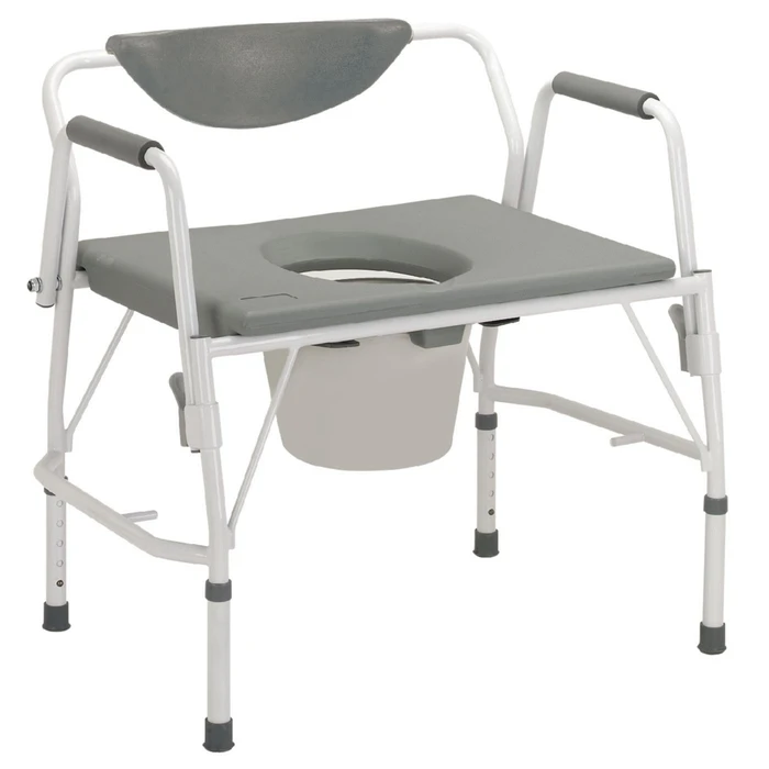 Homecraft Deluxe Bariatric Drop-arm Commode 3 Homecraft Deluxe Bariatric Drop-arm Commode