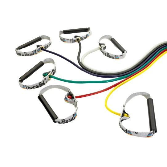 THERABAND Tubing With PVC Handles 3 THERABAND Tubing With PVC Handles
